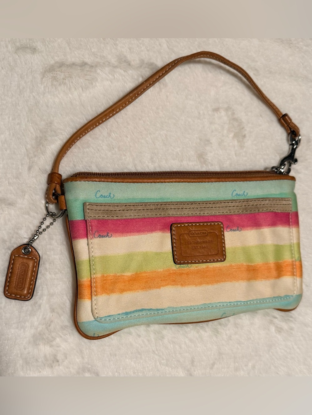 Coach Hampton Watercolor Wristlet